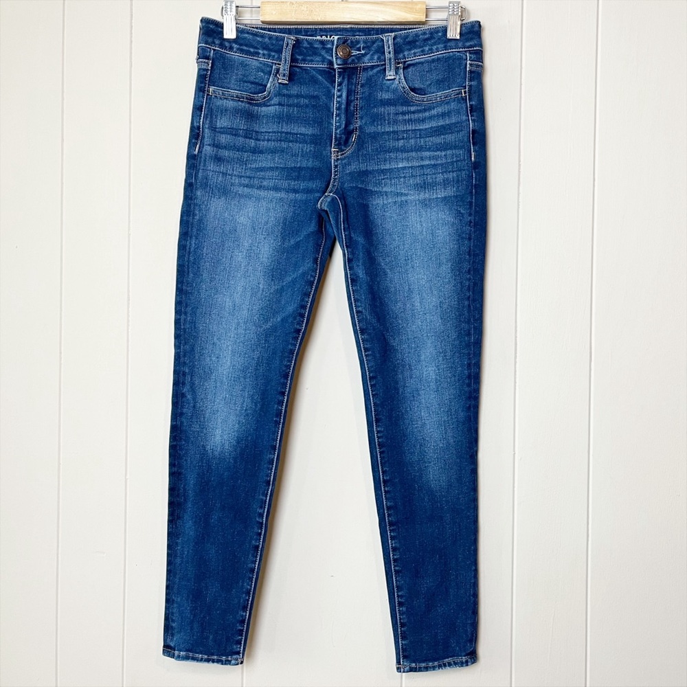 American Eagle Jegging 8 SHORT petite skinny jeans mid rise classic stretch - Picture 13 of 13